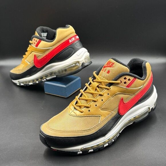 Nike Air Max 97/BW 'Metallic Gold Red' - Picture 5 of 8